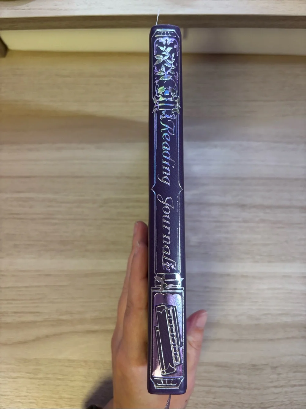 Fairyloot Exclusive Reading Journal Bookish Planner Purple Holographic Foil